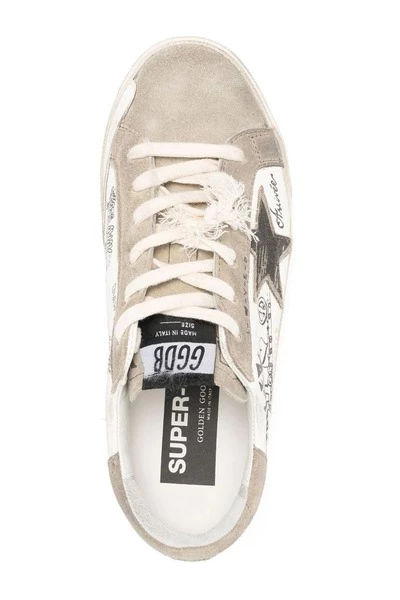Golden Goose Super-Star Low-Top Sneakers Beige 4 Golden Goose Super-Star Low-Top Sneakers Beige - Afbeelding 2