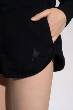 Golden Goose Korte Broeken Shorts With Logo Black