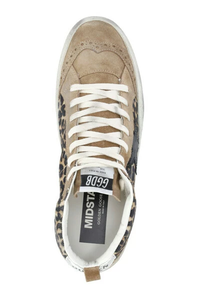 Golden Goose Mid Star Sneakers Brown 4 Golden Goose Mid Star Sneakers Brown - Afbeelding 2