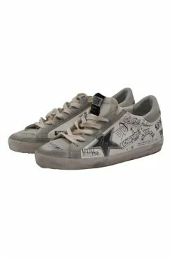 Golden Goose Superstar Low-Top Sneakers Gray -Golden Goose Verkoopwinkel 59547b7638b11324150867476049c86b