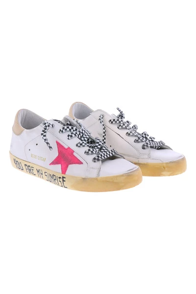 Golden Goose Sneakers Sweatshirt White 5 Golden Goose Sneakers Sweatshirt White - Afbeelding 3