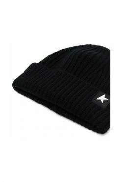 Golden Goose Hoeden STAR BEANIE Black