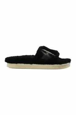 Golden Goose Slippers Poolstar Fur Slides Black -Golden Goose Verkoopwinkel 5df0a691a9da319a6cb36e3535be9210