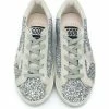 Golden Goose Glittered Sneakers Gray