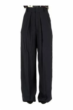 Golden Goose Wijde Broeken Trousers Black -Golden Goose Verkoopwinkel 637ec6369ee79b399d35958d162820cc