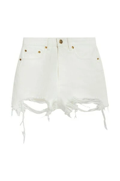 Golden Goose Denim Shorts Short Shorts White 6 Golden Goose Denim Shorts Short Shorts White - Afbeelding 4