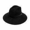 Golden Goose Hoeden HAT FELT WITH LEATHER BELT Black -Golden Goose Verkoopwinkel 6509b97fbf9e6d323ea0d6eb46e41757