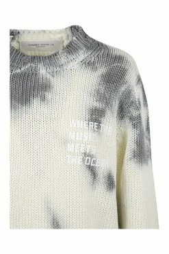 Golden Goose Sweaters Round-neck Knitwear Gray -Golden Goose Verkoopwinkel 6541c7b662c6fe87a33977697d3fdaa5