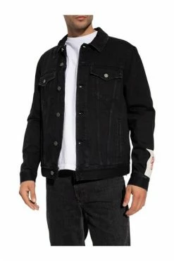 Golden Goose Spijkerjassen Denim Jacket Black -Golden Goose Verkoopwinkel 686bfcd429a33d114a8c973ef672af4a