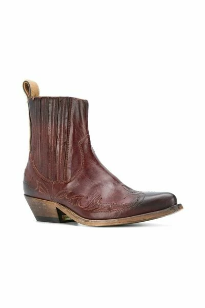 Golden Goose Laarzen Santiago Western Ankle Boots Red 6 Golden Goose Laarzen Santiago Western Ankle Boots Red - Afbeelding 4