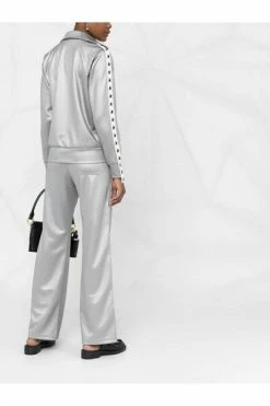 Golden Goose Hoodies & Sweatvesten Denise Logo Side-Stripe Zip-Up Jacket Gray -Golden Goose Verkoopwinkel 6af032607e1409844e43369a67fdb385