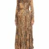 Golden Goose Maxi Jurken Dress Brown -Golden Goose Verkoopwinkel 6c9a55edb1686e00801127ca0aa78056