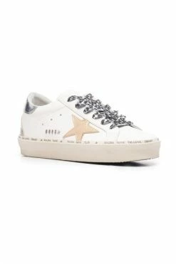 Golden Goose Ontrasting Heel Sneakers White