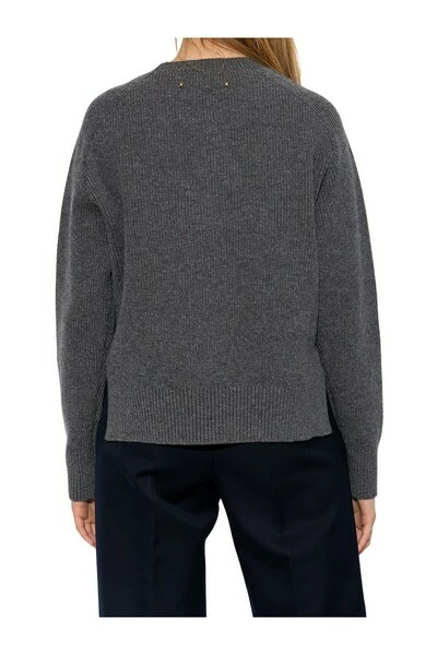 Golden Goose Sweaters Sweater With Logo Gray 3 Golden Goose Sweaters Sweater With Logo Gray