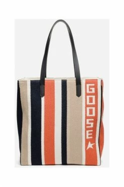 Golden Goose Shoppers CALIFORNIA BAG N-S STRIPE CARPET FABRIC BODY ZIPPED Orange 12 Golden Goose Shoppers CALIFORNIA BAG N-S STRIPE CARPET FABRIC BODY ZIPPED Orange -Golden Goose Verkoopwinkel 7156304cb47b1c843e90a9075f5383b0