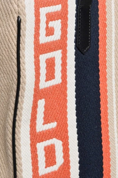 Golden Goose Shoppers CALIFORNIA BAG N-S STRIPE CARPET FABRIC BODY ZIPPED Orange 3 Golden Goose Shoppers CALIFORNIA BAG N-S STRIPE CARPET FABRIC BODY ZIPPED Orange