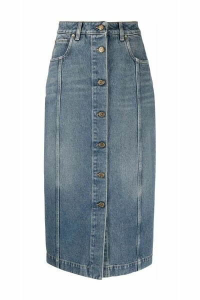 Golden Goose Spijkerrokken Denim Skirts Blue 6 Golden Goose Spijkerrokken Denim Skirts Blue - Afbeelding 5
