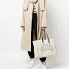Golden Goose Shoppers Tote Bags White
