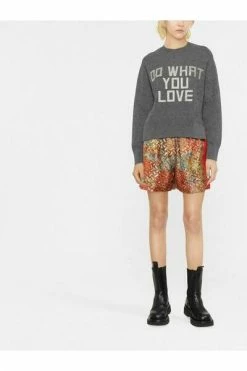 Golden Goose Sweaters Round-neck Knitwear Gray -Golden Goose Verkoopwinkel 751f1fe8c4dcb4dbad21dbd4d3970210