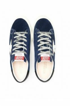Golden Goose Sneakers Blue -Golden Goose Verkoopwinkel 752221eed167f46a85542eccb33e2a96