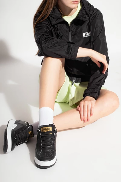 Golden Goose Zomerjassen Jacket With Logo Black 3 Golden Goose Zomerjassen Jacket With Logo Black