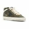 Golden Goose Mid Star Sneakers Green -Golden Goose Verkoopwinkel 76287a7c474126371127a858446049af