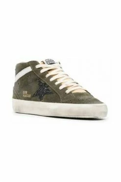 Golden Goose Mid Star Sneakers Green