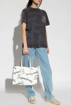 Golden Goose T-shirts T-shirt With Logo Gray -Golden Goose Verkoopwinkel 77923fc45d790ee563d5ccafb7ff869b