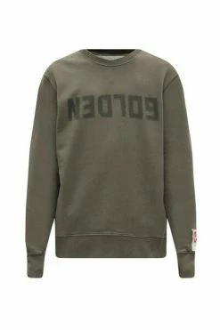 Golden Goose Hoodies & Sweatvesten Sweatshirt With Logo Green -Golden Goose Verkoopwinkel 78669b9b73bc8cf7c241e62d4d19d6ca