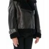 Golden Goose Leren En Suède Jassen Leather Jackets Brown