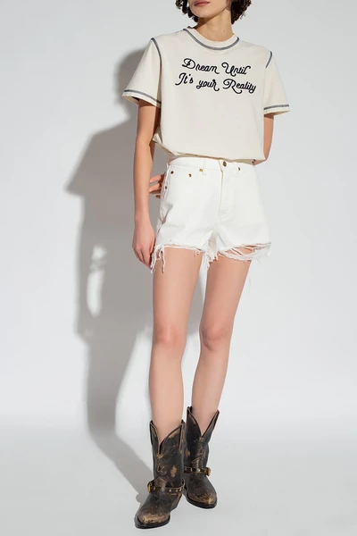 Golden Goose Denim Shorts Short Shorts White 3 Golden Goose Denim Shorts Short Shorts White