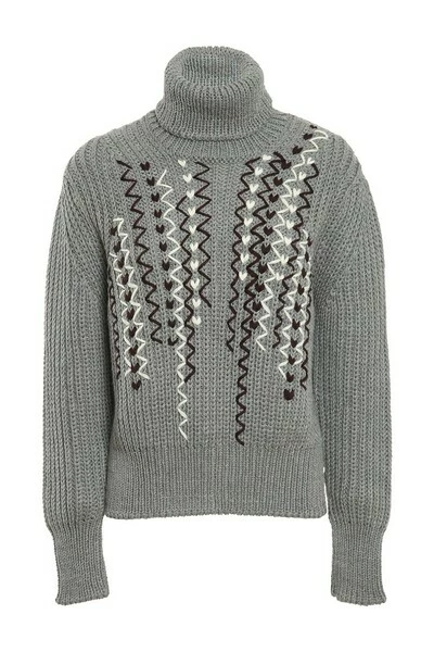 Golden Goose Coltruien Stitch-detail Roll Neck Jumper Gray 4 Golden Goose Coltruien Stitch-detail Roll Neck Jumper Gray - Afbeelding 2