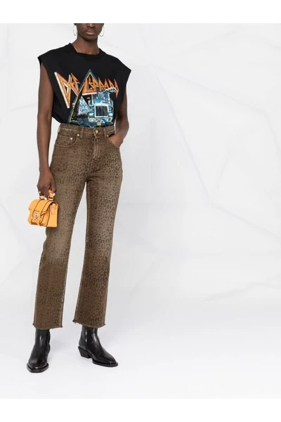 Golden Goose Broeken Cropped Trousers Brown 4 Golden Goose Broeken Cropped Trousers Brown - Afbeelding 2