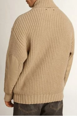 Golden Goose Vesten Journeys Mens Knit Cardigan Beige Beige -Golden Goose Verkoopwinkel 85f8589fdf215352a464723ba7be0d0f