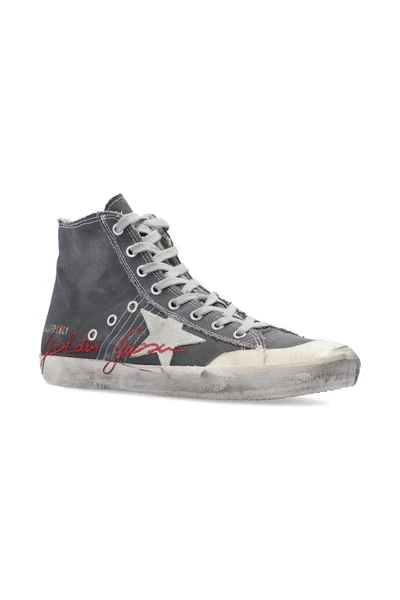 Golden Goose Francy Penstar Classic High-Top Sneakers Gray 3 Golden Goose Francy Penstar Classic High-Top Sneakers Gray