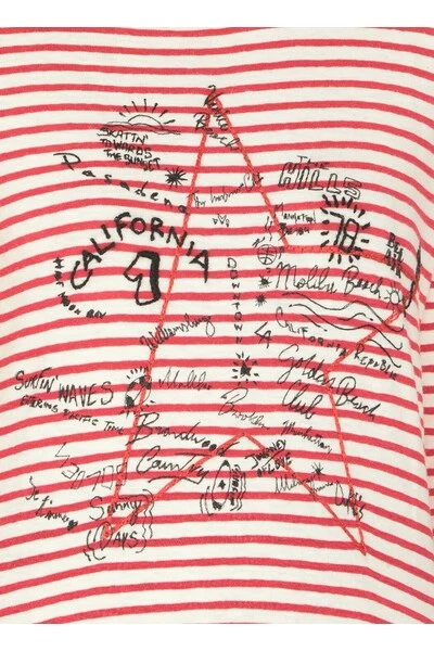 Golden Goose T-shirts T-shirt Red 7 Golden Goose T-shirts T-shirt Red - Afbeelding 5