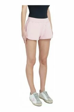 Golden Goose Korte Broeken Shorts With Logo Printing Pink -Golden Goose Verkoopwinkel 87ca9a21de7fa491be6afd4be643037c