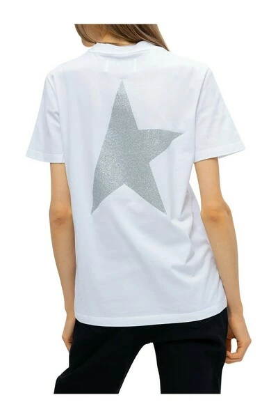 Golden Goose T-shirts T-shirt With Logo White 5 Golden Goose T-shirts T-shirt With Logo White - Afbeelding 3