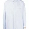 Golden Goose Casual Overhemden SHIRT REGULAR STRIPED White