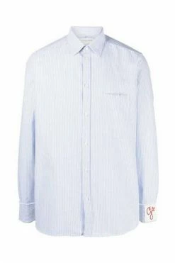 Golden Goose Casual Overhemden SHIRT REGULAR STRIPED White