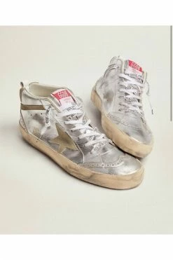 Golden Goose Laminated Star And Wave Sneakers Gray -Golden Goose Verkoopwinkel 8c576948d1227b0b5e9c9a4d9f7b27c5