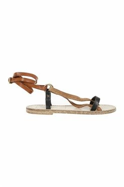 Golden Goose Sandalen GRACE LEATHER SANDALS Brown