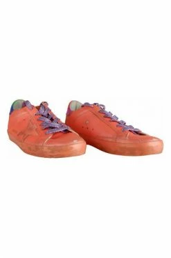 Golden Goose Sneakers Orange -Golden Goose Verkoopwinkel 9370828ad31a43172aaa59e8cf0486ea