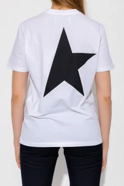 Golden Goose T-shirts T-shirt With Logo White -Golden Goose Verkoopwinkel 9529389f268e7f3d9d32a0f358eb2d2a