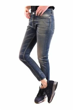 Golden Goose Cropped Jeans Jeans Blue -Golden Goose Verkoopwinkel 9654817a56bee157e2489ff2ab3f4ede