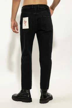 Golden Goose Slim Fit Jeans Tapered Leg Jeans Black -Golden Goose Verkoopwinkel 978a94e6f906a4401d74eade5a7bc748