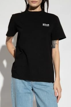 Golden Goose T-shirts T-shirt With Logo Black