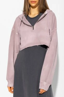 Golden Goose Hoodies & Sweatvesten Cropped Sweatshirt Pink -Golden Goose Verkoopwinkel 991dabf51972bd8d050572aa92ca1afd