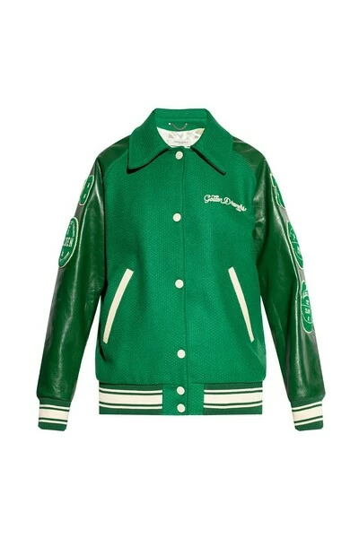 Golden Goose Zomerjassen Jacket With Logo Green 4 Golden Goose Zomerjassen Jacket With Logo Green - Afbeelding 2