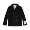 Golden Goose Jassen PEACOAT COMPACT CLOTH WOOL BLEND Blue -Golden Goose Verkoopwinkel 9ec30f1176078c1c8c57f954c339f5e5